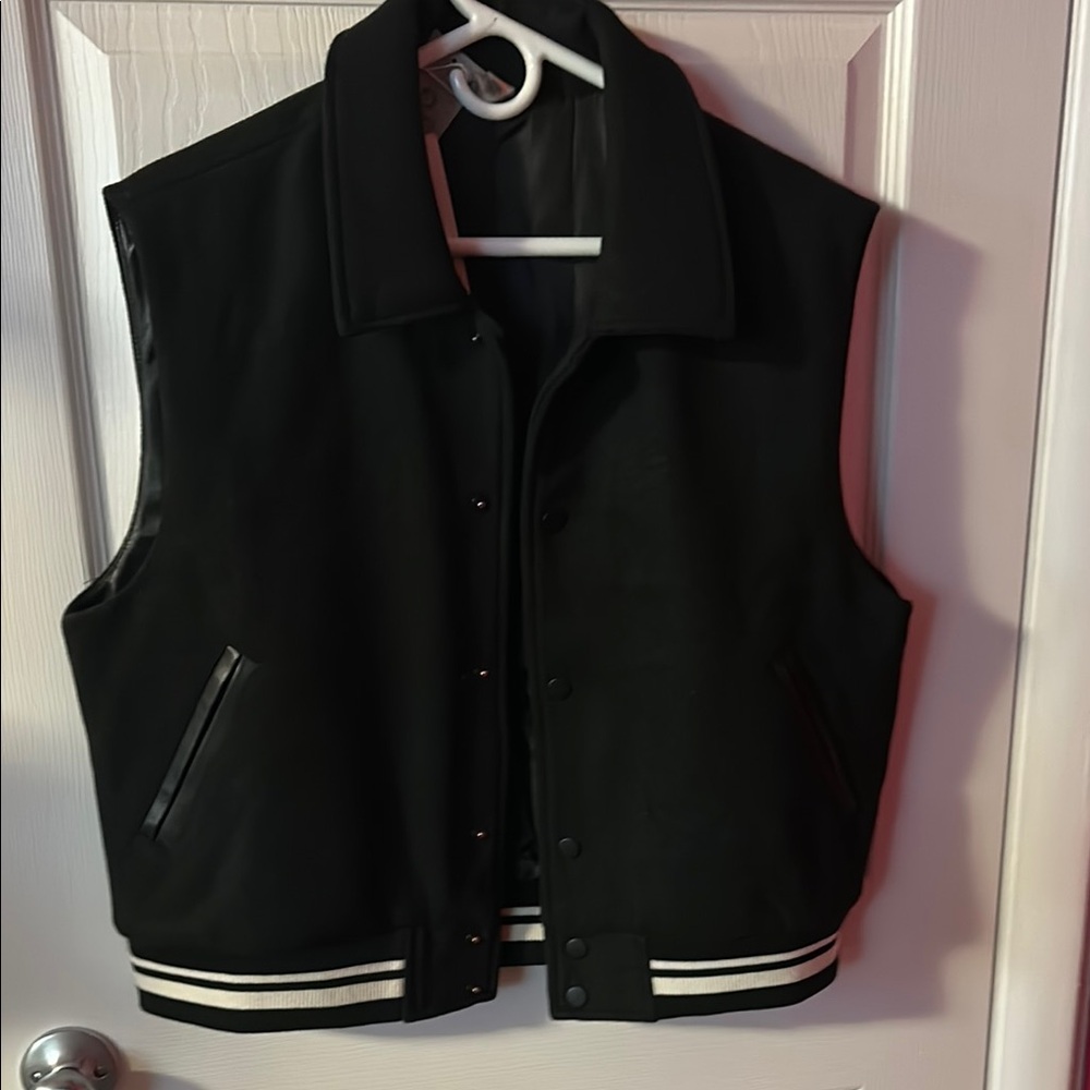 Black Varsity Jacket